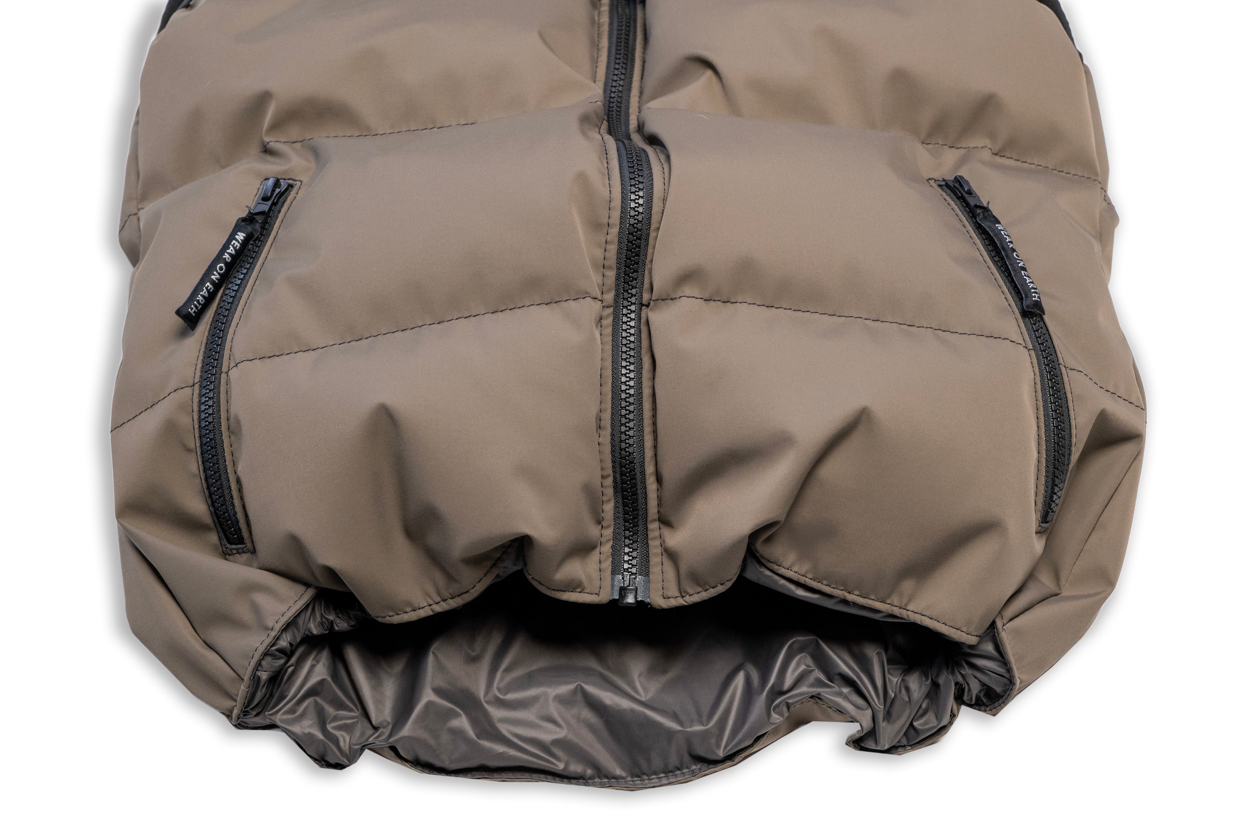 Heavy Duty 3 layer Men’s Down Hooded Vest